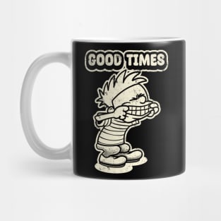 Drawing retro Vintage 80s and 90s friends Good times Mug